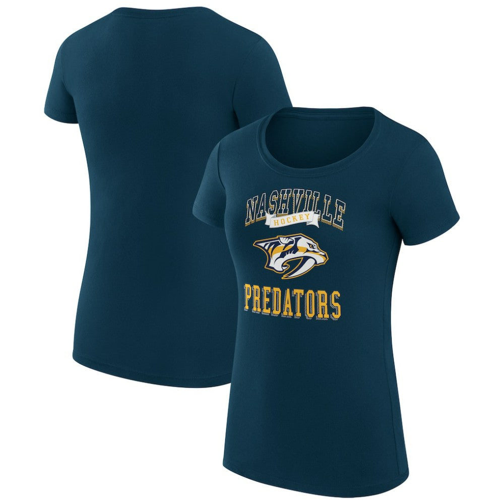 Nashville Predators G-III 4Her by Carl Banks Women's Super-Slim Fit Lightweight Team Logo Graphic T-Shirt Online