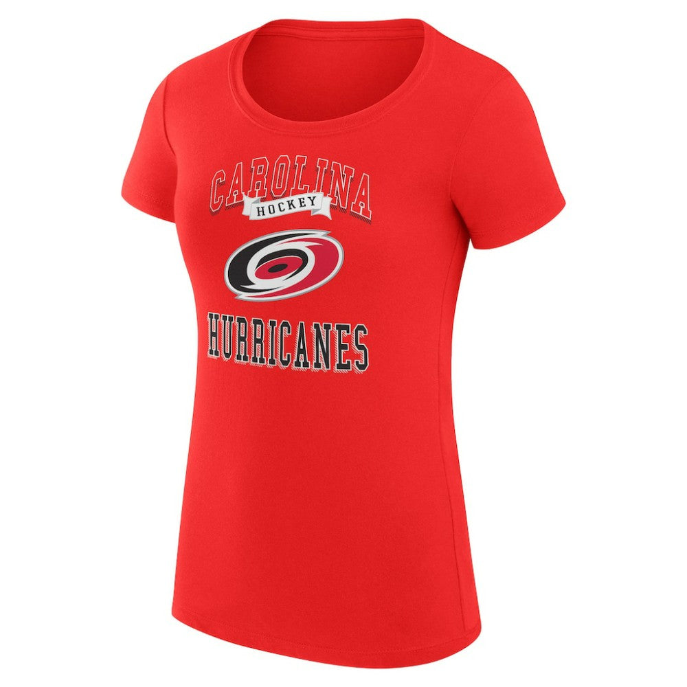 Carolina Hurricanes G-III 4Her by Carl Banks Women's Super-Slim Fit Lightweight Team Logo Graphic T-Shirt Outlet