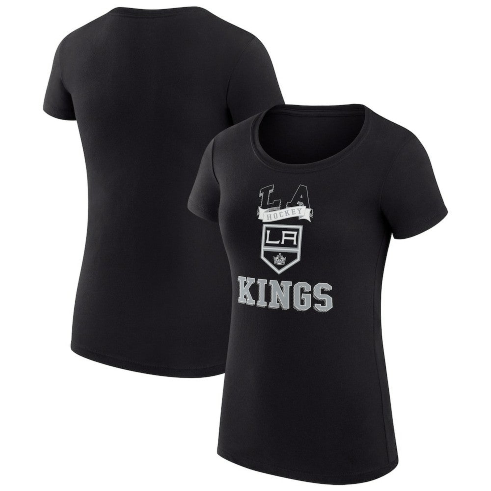Los Angeles Kings G-III 4Her by Carl Banks Women's Super-Slim Fit Lightweight Team Logo Graphic T-Shirt Discount