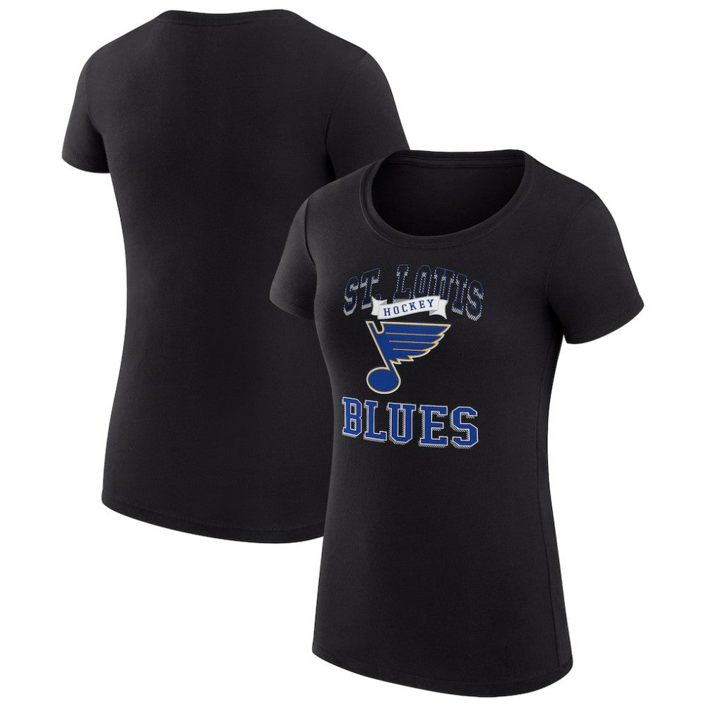 St. Louis Blues G-III 4Her by Carl Banks Women's Super-Slim Fit Lightweight Team Logo Graphic T-Shirt On Sale