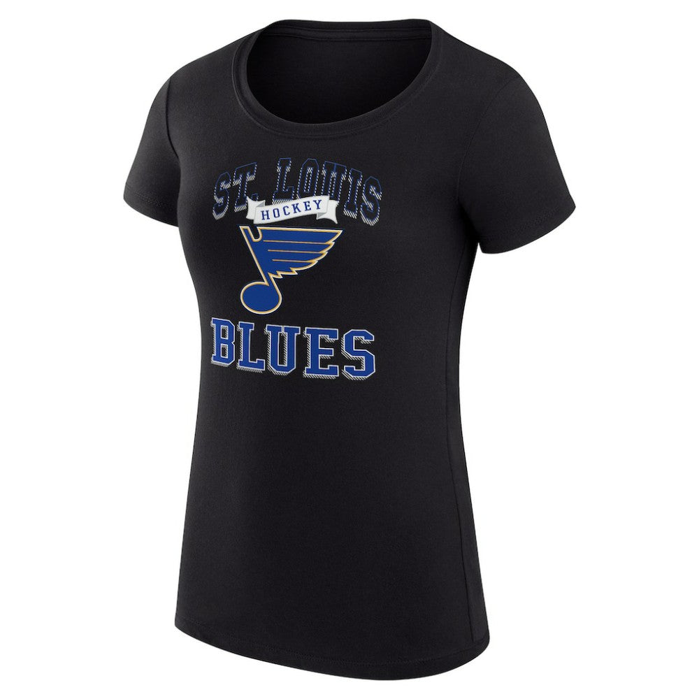 St. Louis Blues G-III 4Her by Carl Banks Women's Super-Slim Fit Lightweight Team Logo Graphic T-Shirt On Sale