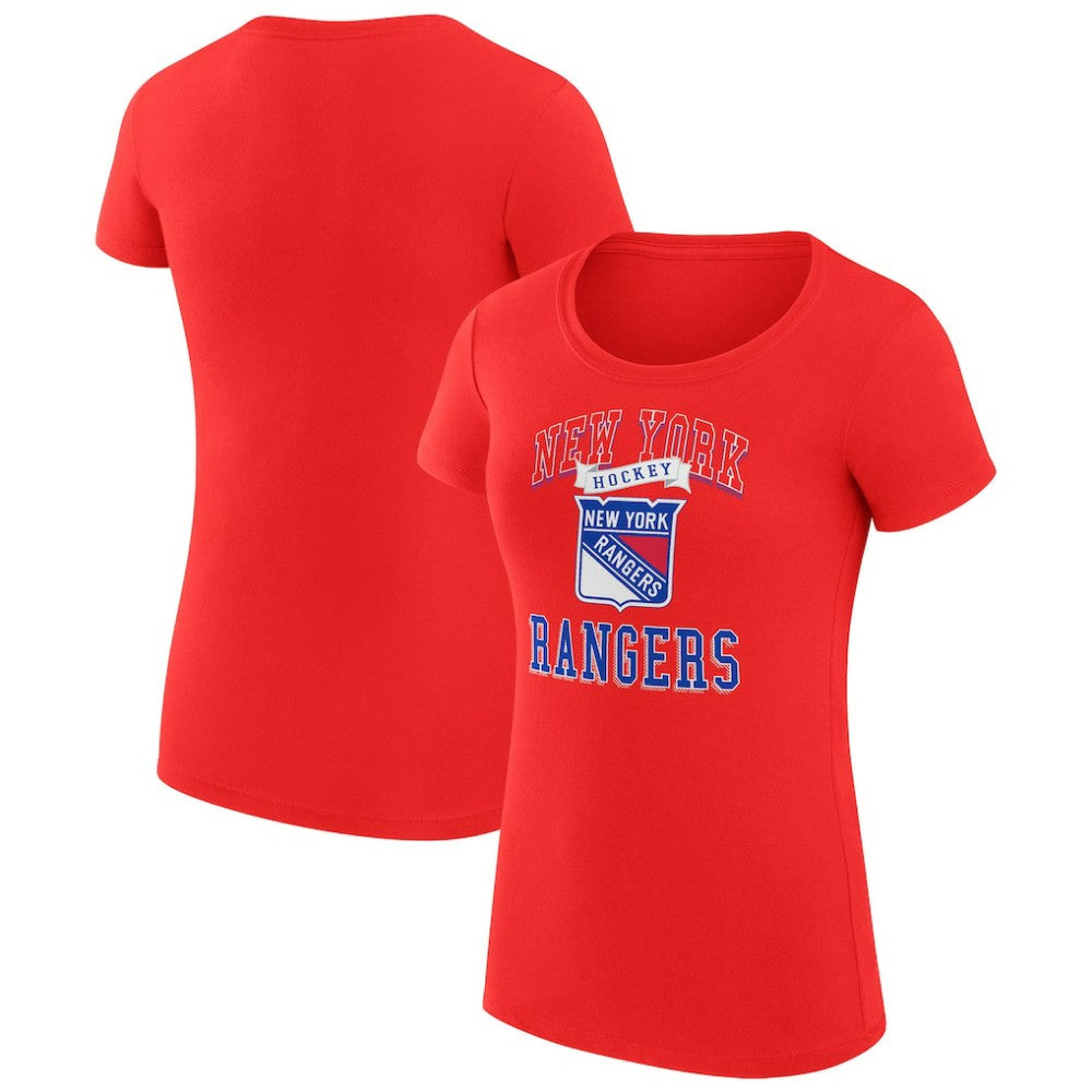New York Rangers G-III 4Her by Carl Banks Women's Super-Slim Fit Lightweight Team Logo Graphic T-Shirt Online