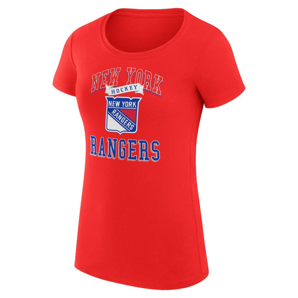 New York Rangers G-III 4Her by Carl Banks Women's Super-Slim Fit Lightweight Team Logo Graphic T-Shirt Online