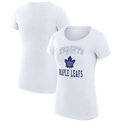 Toronto Maple Leafs G-III 4Her by Carl Banks Women's Super-Slim Fit Lightweight Team Logo Graphic T-Shirt Discount