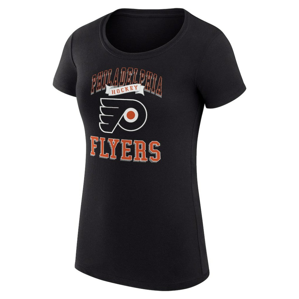 Philadelphia Flyers G-III 4Her by Carl Banks Women's Super-Slim Fit Lightweight Team Logo Graphic T-Shirt For Sale
