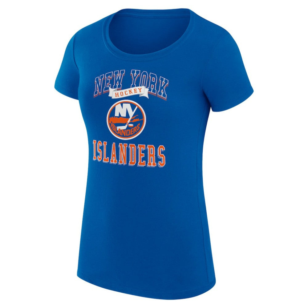 New York Islanders G-III 4Her by Carl Banks Women's Super-Slim Fit Lightweight Team Logo Graphic T-Shirt Outlet