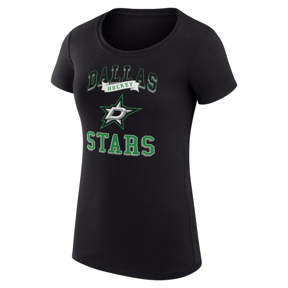 Dallas Stars G-III 4Her by Carl Banks Women's Super-Slim Fit Lightweight Team Logo Graphic T-Shirt For Sale