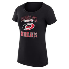 Carolina Hurricanes G-III 4Her by Carl Banks Women's Super-Slim Fit Lightweight Team Logo Graphic T-Shirt Discount