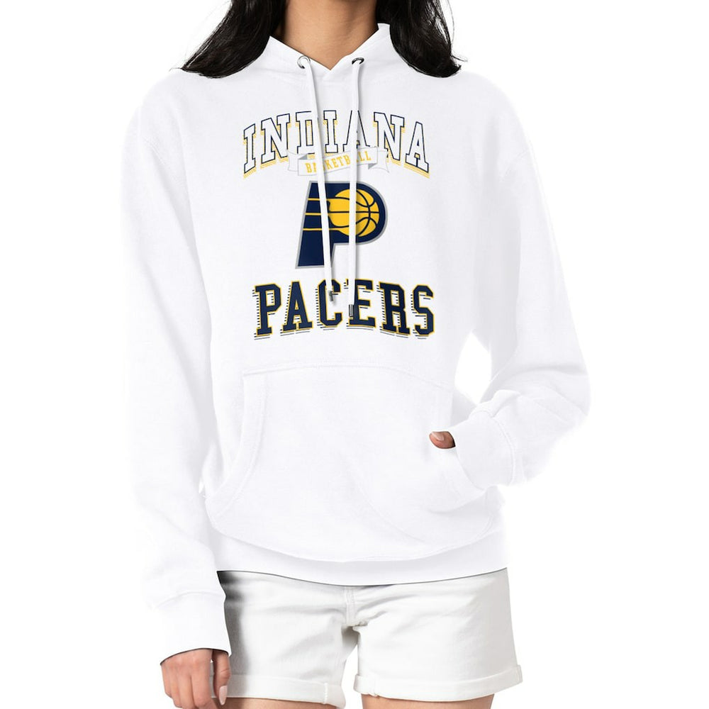 Indiana Pacers G-III 4Her by Carl Banks Women's Graphic Fleece Pullover Hoodie New