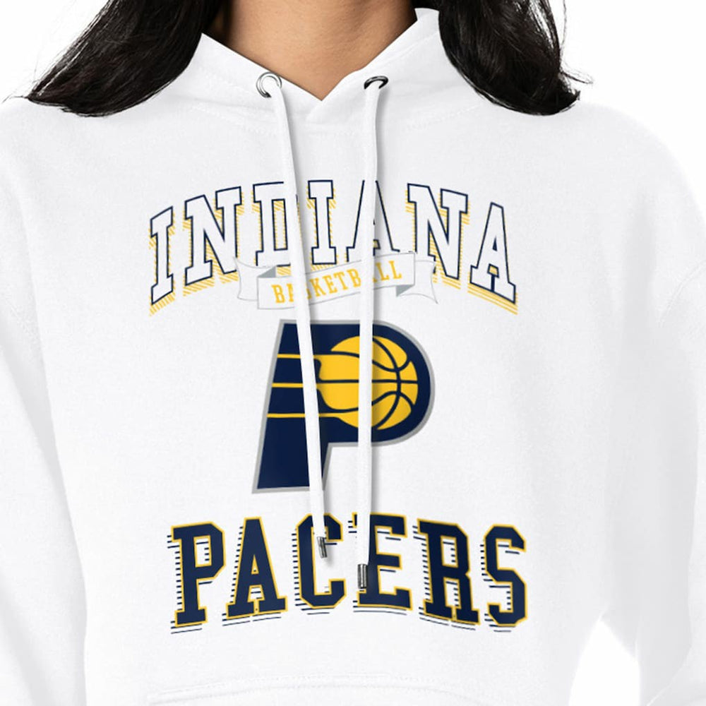 Indiana Pacers G-III 4Her by Carl Banks Women's Graphic Fleece Pullover Hoodie New