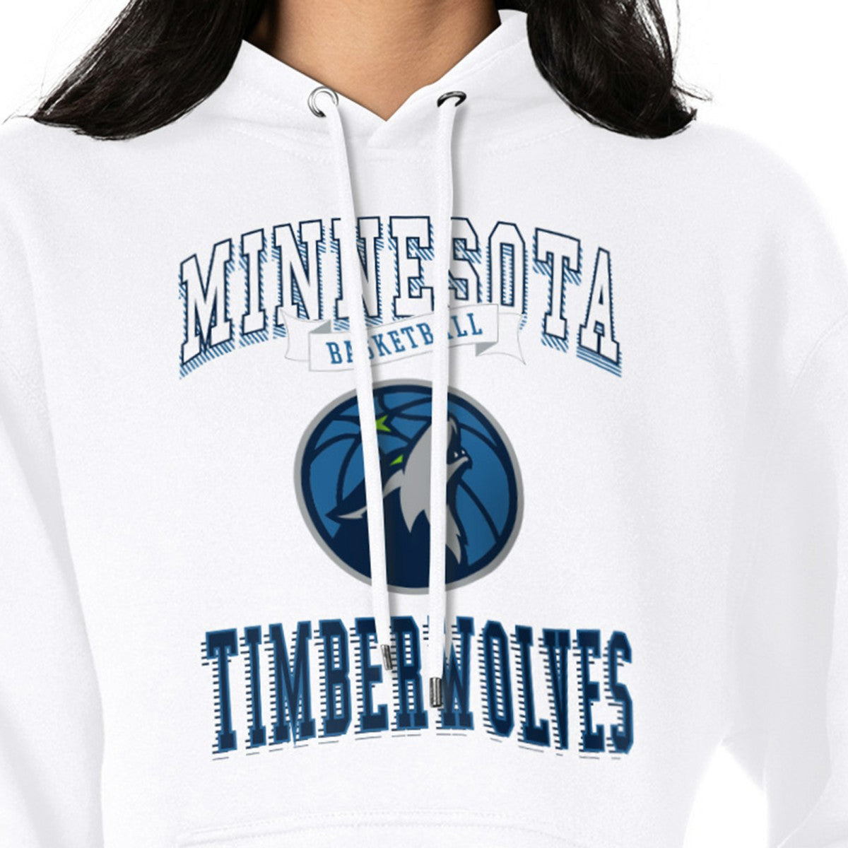 Minnesota Timberwolves G-III 4Her by Carl Banks Women's Graphic Fleece Pullover Hoodie On Sale