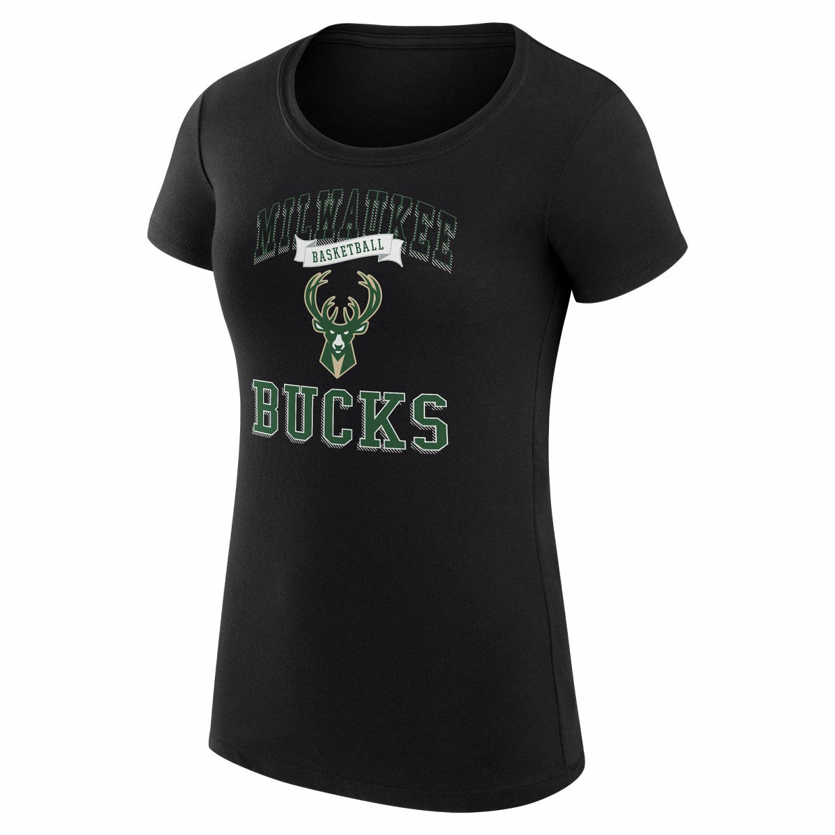 Milwaukee Bucks G-III 4Her by Carl Banks Women's Super-Slim Fit Lightweight Team Logo T-Shirt Discount
