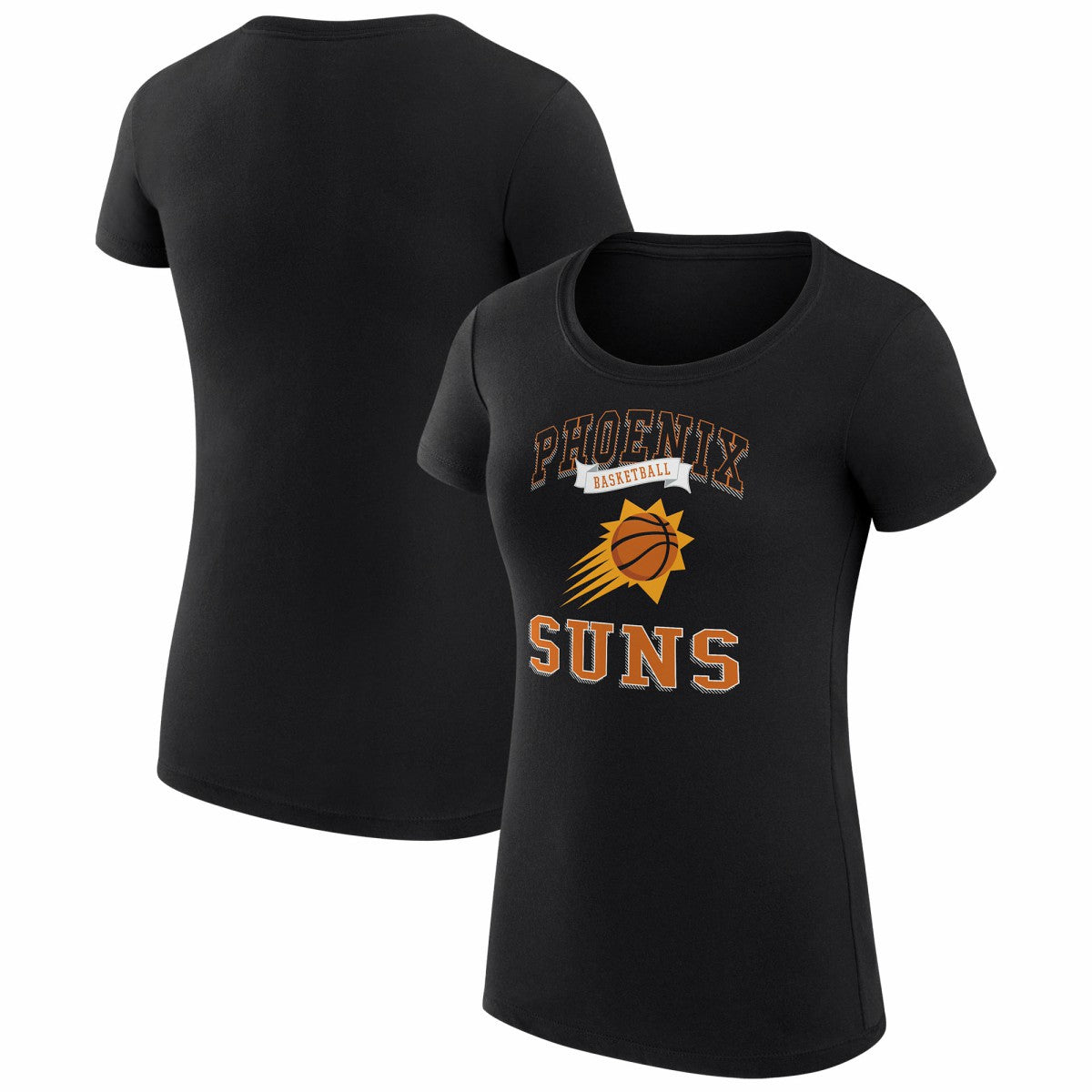 Phoenix Suns G-III 4Her by Carl Banks Women's Super-Slim Fit Lightweight Team Logo T-Shirt Discount