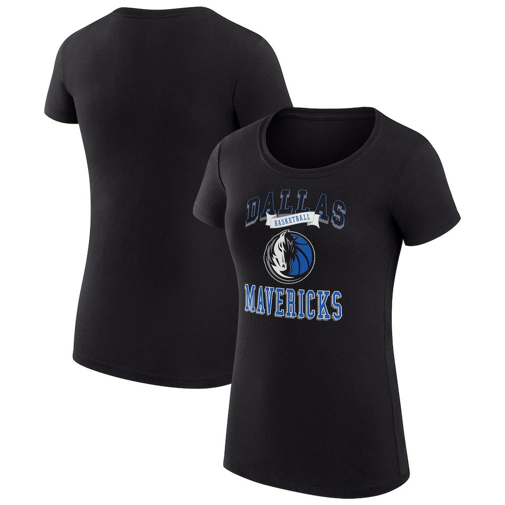 Dallas Mavericks G-III 4Her by Carl Banks Women's Super-Slim Fit Lightweight Team Logo T-Shirt sale On Sale