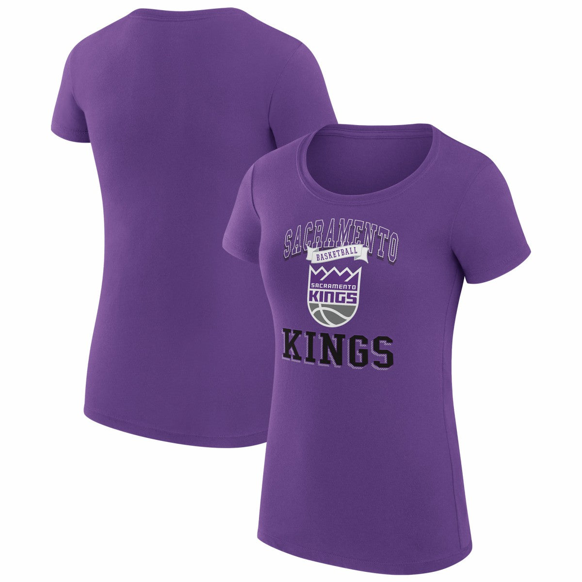 Sacramento Kings G-III 4Her by Carl Banks Women's Super-Slim Fit Lightweight Team Logo T-Shirt Online
