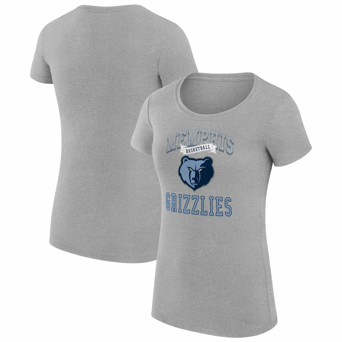 Memphis Grizzlies G-III 4Her by Carl Banks Women's Super-Slim Fit Lightweight Team Logo T-Shirt New