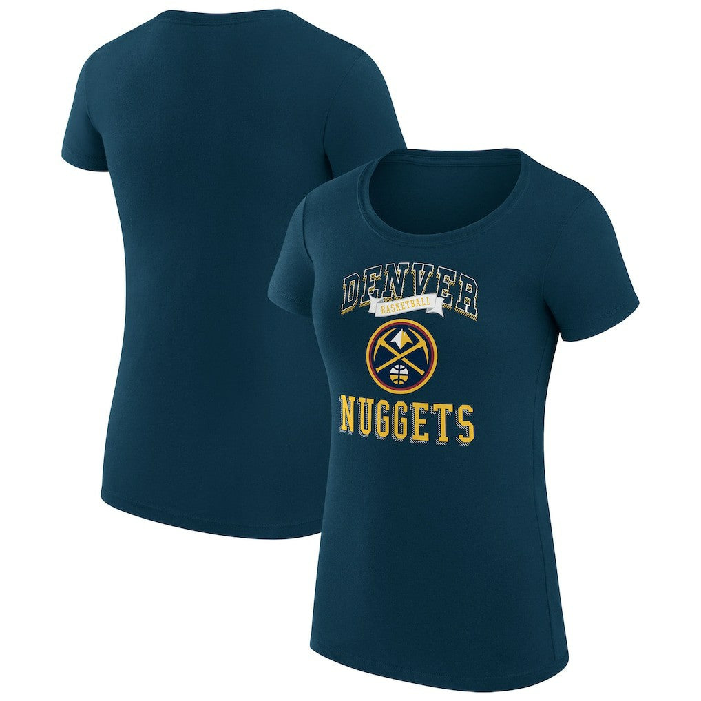 Denver Nuggets G-III 4Her by Carl Banks Women's Super-Slim Fit Lightweight Team Logo T-Shirt sale New