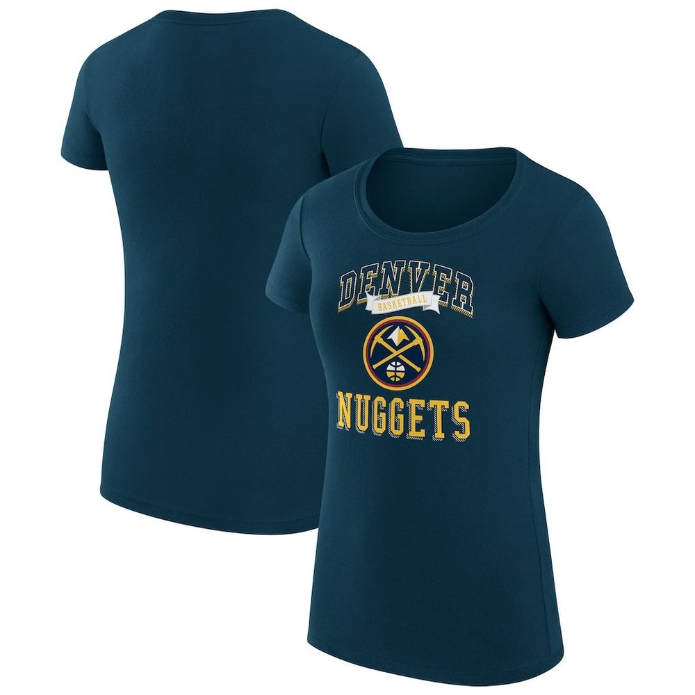 Denver Nuggets G-III 4Her by Carl Banks Women's Super-Slim Fit Lightweight Team Logo T-Shirt sale New