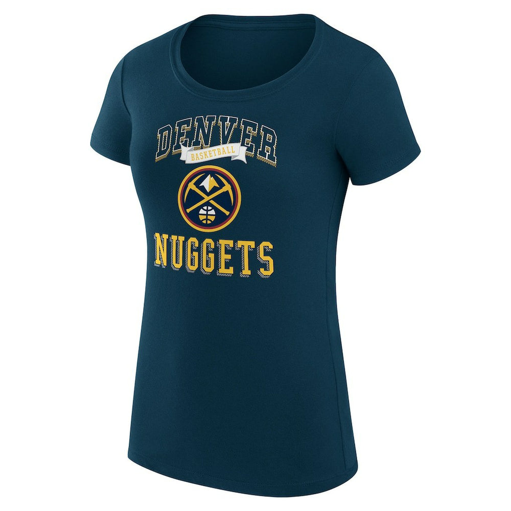 Denver Nuggets G-III 4Her by Carl Banks Women's Super-Slim Fit Lightweight Team Logo T-Shirt sale New