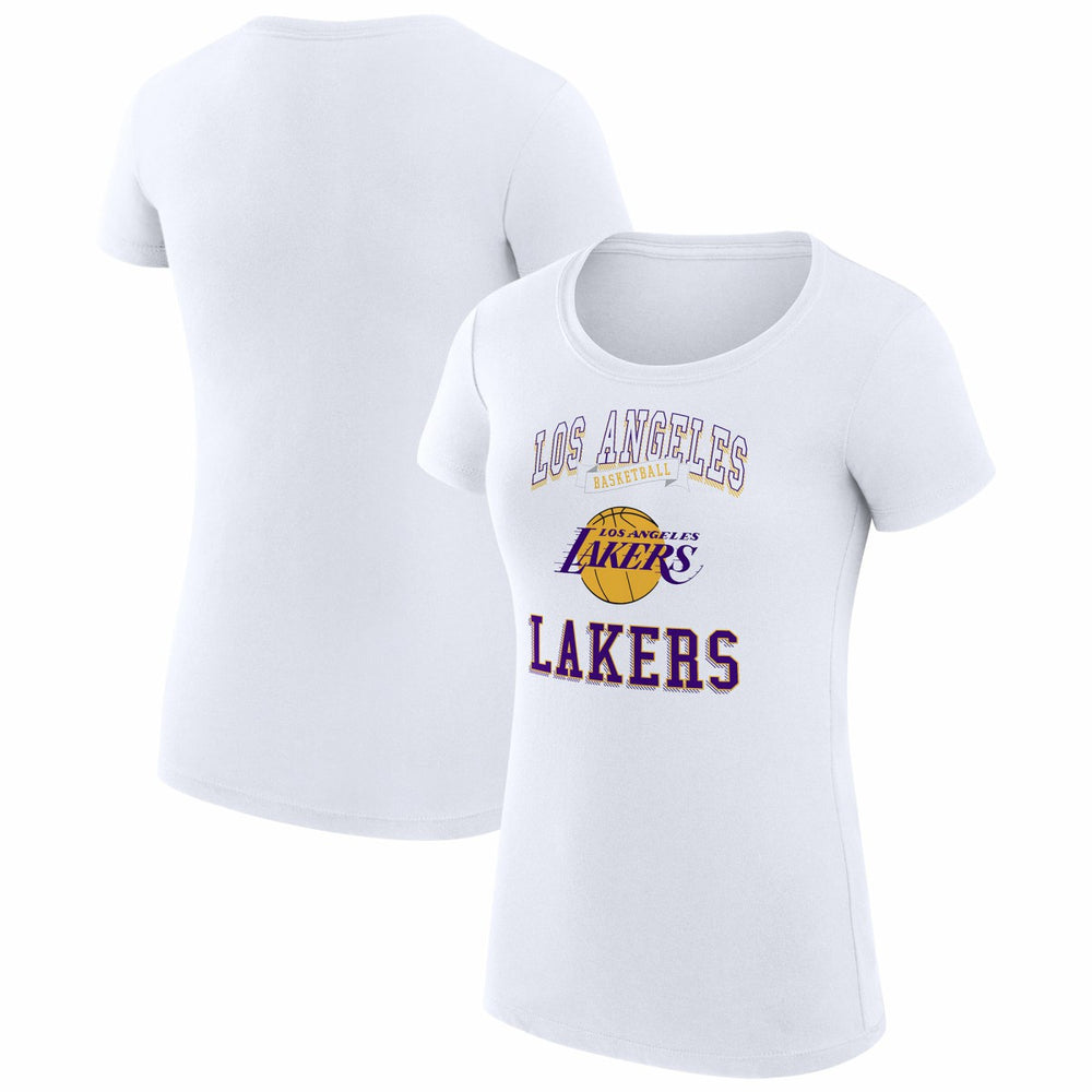 Los Angeles Lakers G-III 4Her by Carl Banks Women's Super-Slim Fit Lightweight Team Logo T-Shirt Online