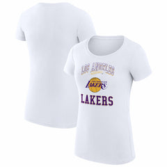 Los Angeles Lakers G-III 4Her by Carl Banks Women's Super-Slim Fit Lightweight Team Logo T-Shirt Online