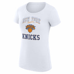 New York Knicks G-III 4Her by Carl Banks Women's Super-Slim Fit Lightweight Team Logo T-Shirt On Sale