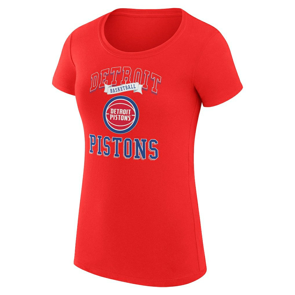 Detroit Pistons G-III 4Her by Carl Banks Women's Super-Slim Fit Lightweight Team Logo T-Shirt sale Discount