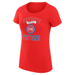Detroit Pistons G-III 4Her by Carl Banks Women's Super-Slim Fit Lightweight Team Logo T-Shirt sale Discount