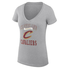 Cleveland Cavaliers G-III 4Her by Carl Banks Women's Super-Slim Fit Lightweight Team Logo V-Neck T-Shirt sale Online