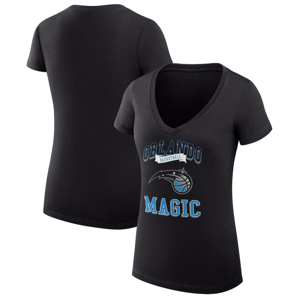 Orlando Magic G-III 4Her by Carl Banks Women's Super-Slim Fit Lightweight Team Logo V-Neck T-Shirt Discount