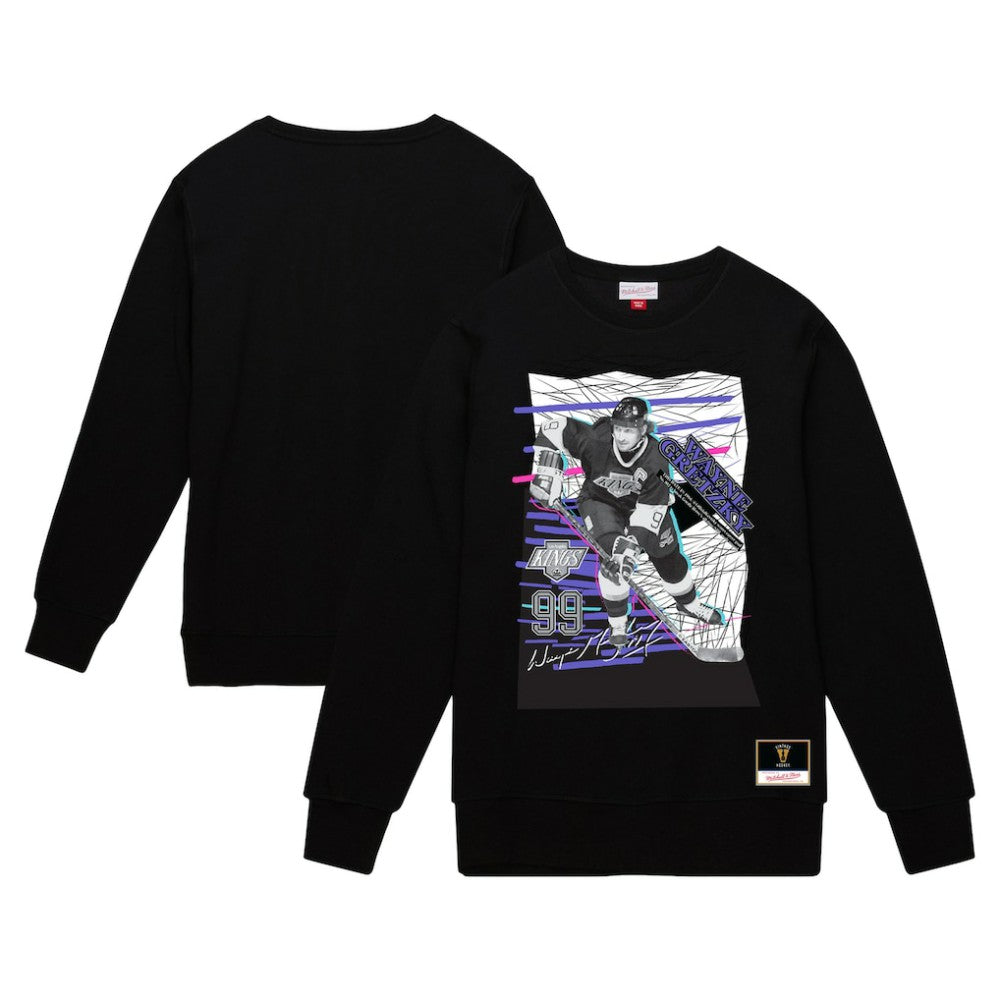 Wayne Gretzky Los Angeles Kings Mitchell & Ness Streak Pullover Sweatshirt On Sale