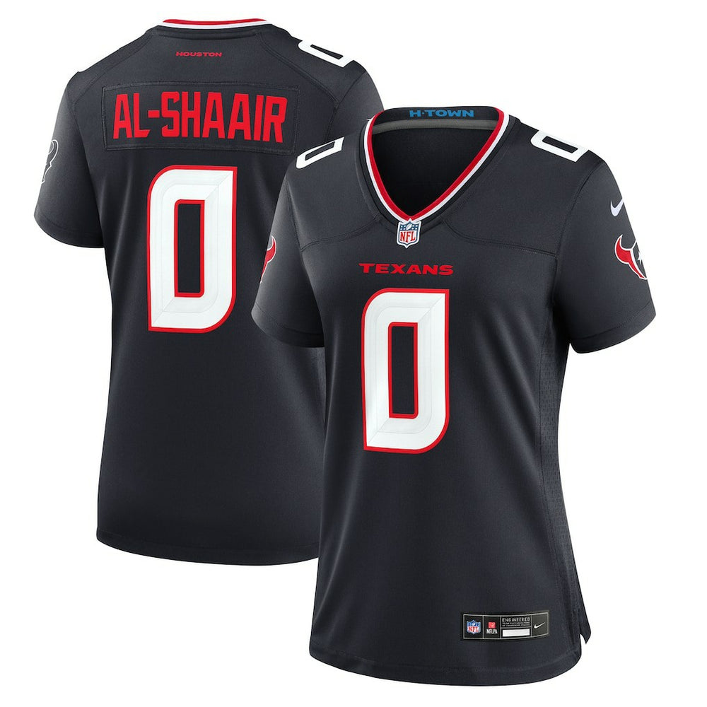 Houston Texans Nike Azeez Al-Shaair  Women's Team Game Jersey