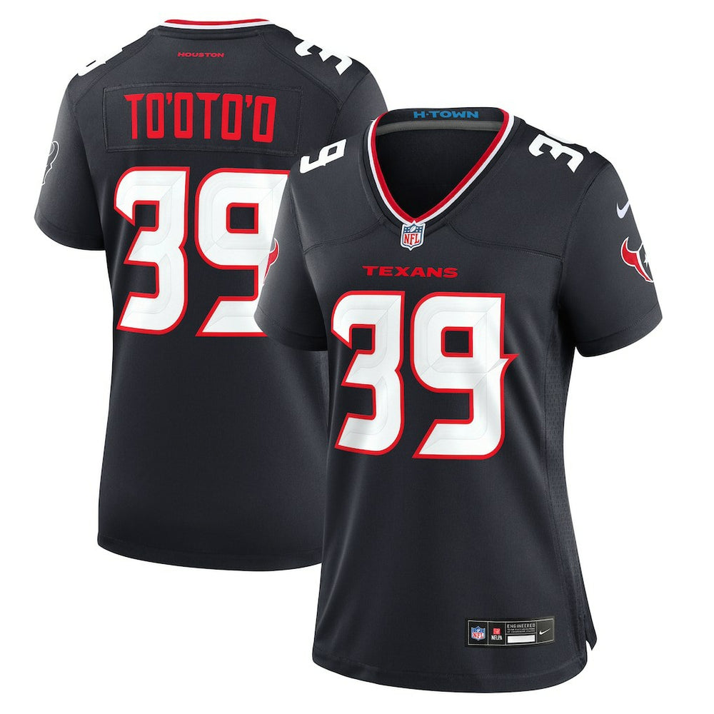 Houston Texans Nike Henry To'oto'o  Women's Team Game Jersey