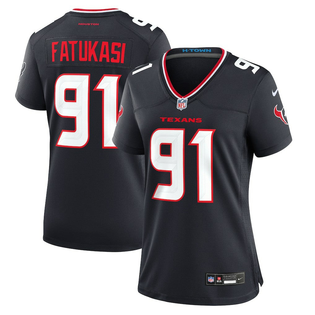 Houston Texans Nike Folorunso Fatukasi  Women's Team Game Jersey