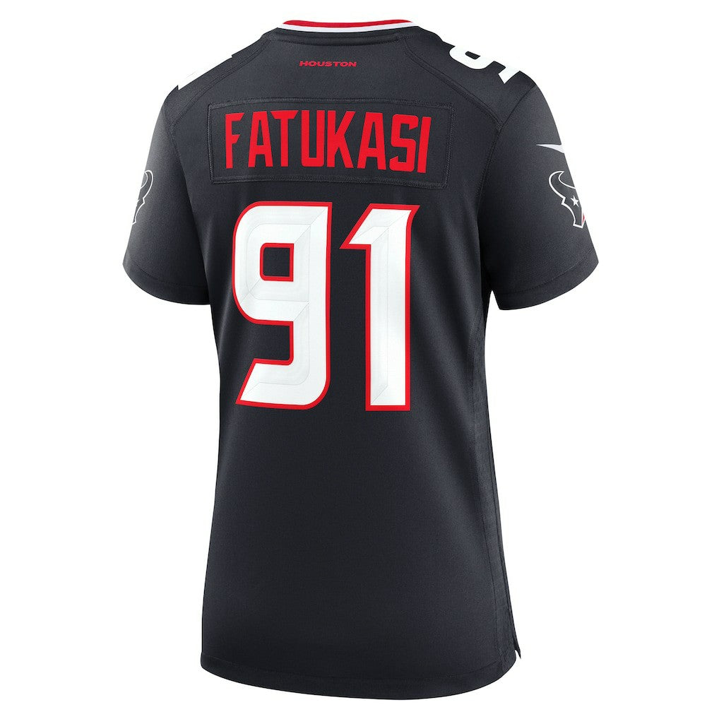 Houston Texans Nike Folorunso Fatukasi  Women's Team Game Jersey