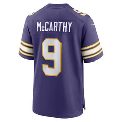 Minnesota Vikings Nike J.J. McCarthy  2nd Alternate Player Game Jersey