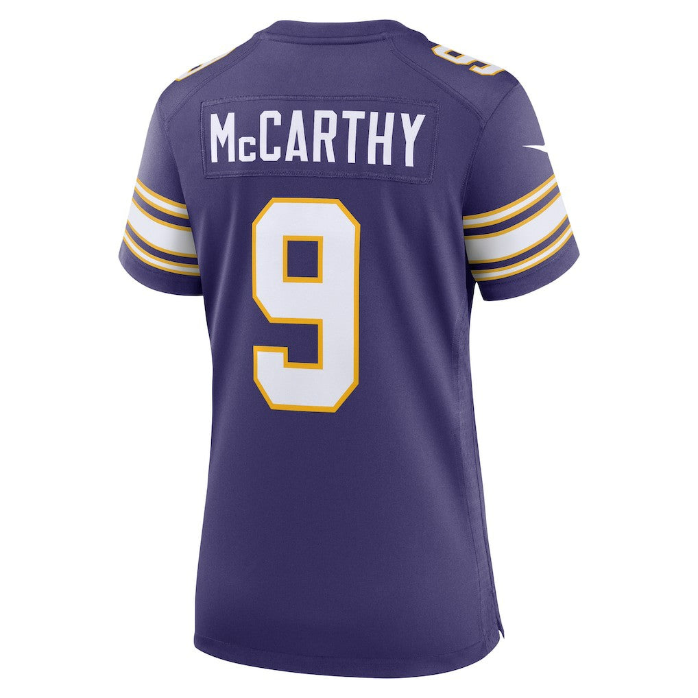 Minnesota Vikings Nike J.J. McCarthy  Women's 2nd Alternate Player Game Jersey