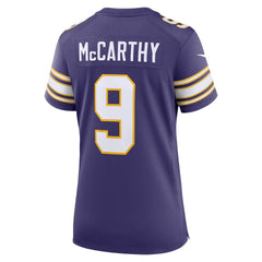 Minnesota Vikings Nike J.J. McCarthy  Women's 2nd Alternate Player Game Jersey