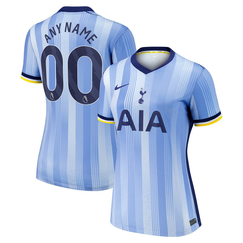 Tottenham Hotspur Women's 2024/25 Away Replica Custom Jersey Blue - Nike