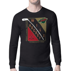 Minnesota Wild Starter Shield Long Sleeve Graphic T-Shirt For Sale