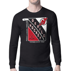 New Jersey Devils Starter Shield Long Sleeve Graphic T-Shirt Online