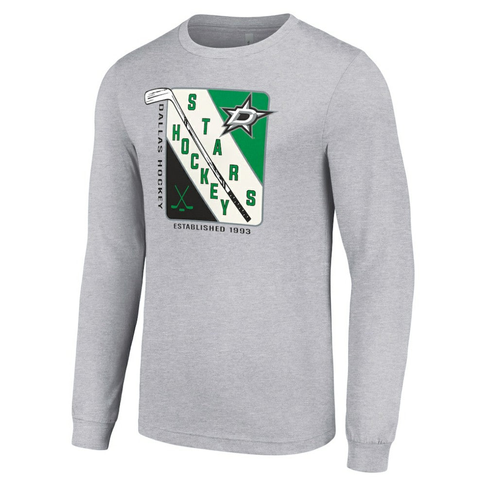 Dallas Stars Starter Shield Long Sleeve Graphic T-Shirt Discount