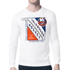 New York Islanders Starter Shield Long Sleeve Graphic T-Shirt Sale