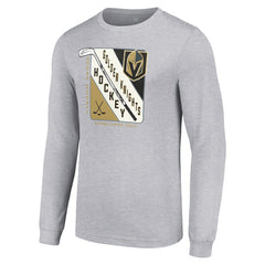 Vegas Golden Knights Starter Shield Long Sleeve Graphic T-Shirt Discount