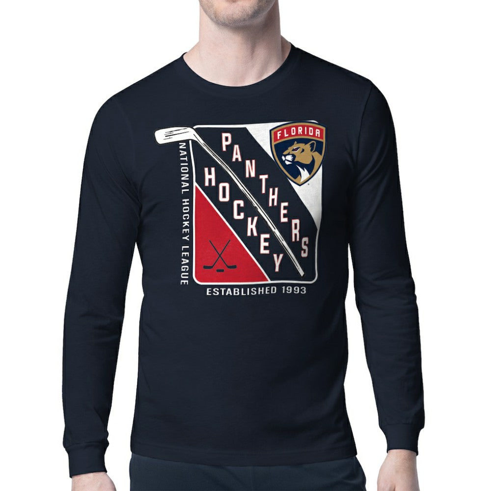 Florida Panthers Starter Shield Long Sleeve Graphic T-Shirt For Sale