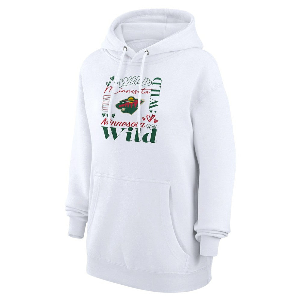 Minnesota Wild G-III 4Her by Carl Banks Women's Collage Team Graphic Tri-Blend Fleece Pullover Hoodie Online