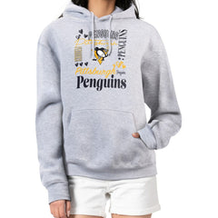 Pittsburgh Penguins G-III 4Her by Carl Banks Women's Collage Team Graphic Tri-Blend Fleece Pullover Hoodie Outlet
