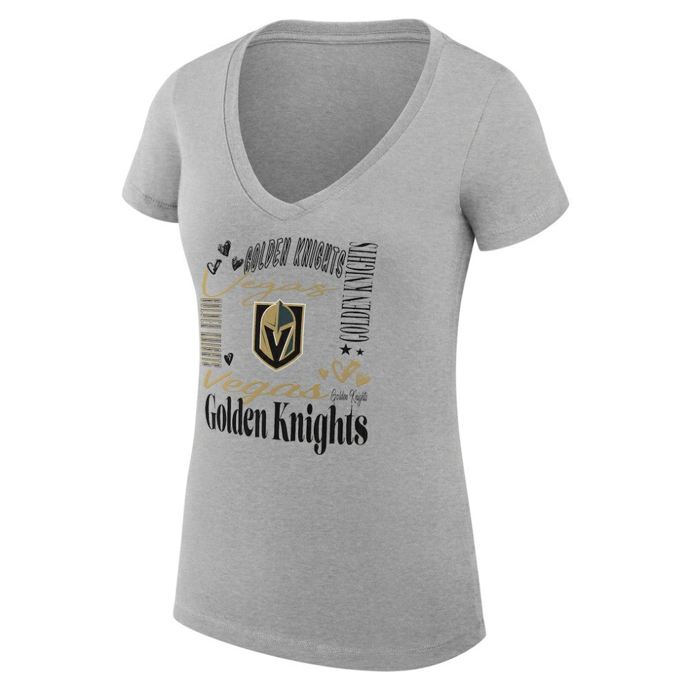Vegas Golden Knights G-III 4Her by Carl Banks Women's Super-Slim Fit Lightweight Collage Team Graphic T-Shirt Online