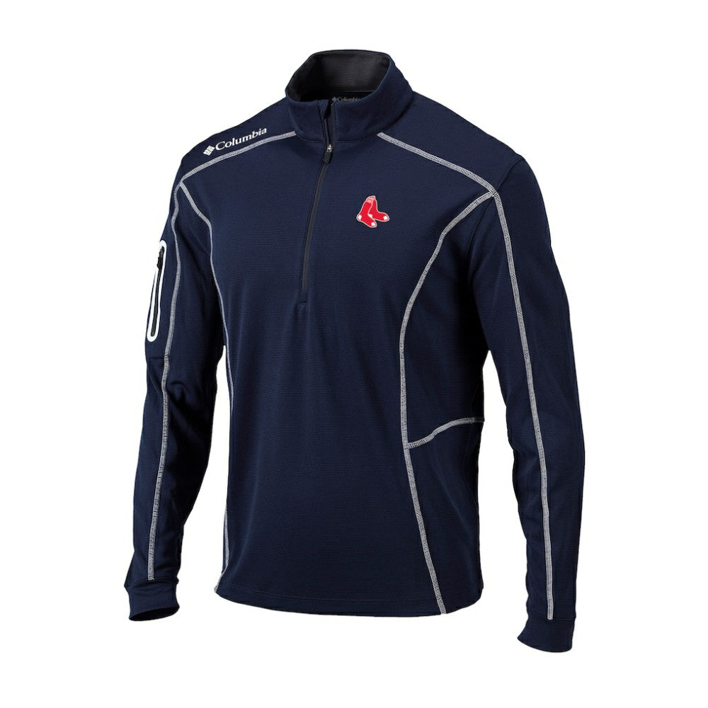 Boston Red Sox Columbia Cooperstown Collection Omni-Wick Shotgun Quarter-Zip Top | MLB US