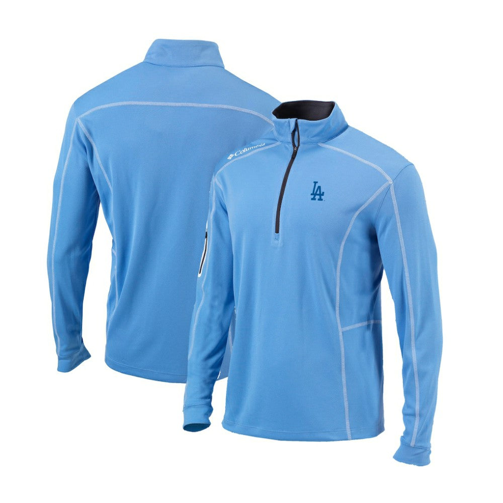Los Angeles Dodgers Columbia Cooperstown Collection Omni-Wick Shotgun Quarter-Zip Top | MLB Shop
